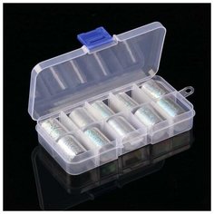 Набор переводной фольги для дизайна ногтей «Geometry», 2,5 × 50 см, 10 шт Queen Fair