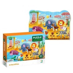 Пазл «В жаркой Африке», 60 элементов Dodo