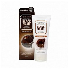 Маска- плёнка для лица Jigott Face, очищающая, с муцином чёрной улитки, 180 мл