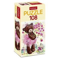 Пазл «Вязаные Мишки», 108 элементов Hatber