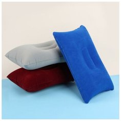 Подушка дорожная, надувная, 38 × 24 см, цвет микс Onlitop