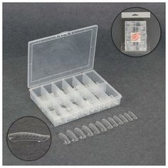 Верхние формы для наращивания в контейнере, C- изгиб, 120 шт Queen Fair