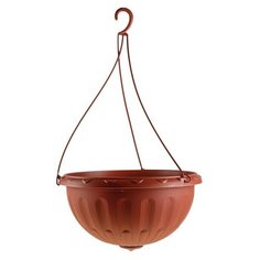 Кашпо для цветов подвесное «Джулия», 8 л, цвет коричневый Alternativa