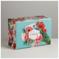 Коробка‒пенал Present, 22 × 15 × 10 см Дарите счастье