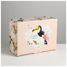 Коробка‒пенал Tropical present, 26 × 19 × 10 см Дарите счастье