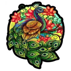 Пазл фигурный «Королевский павлин Puzzle