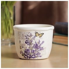 Кашпо "Ботаника" рельефное, микс 0,4 л Take It Easy