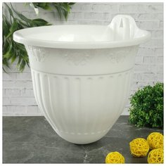 Кашпо настенное «Лозанна», 3 л, цвет белый Alternativa