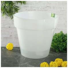 Кашпо со вставкой «Порто», 2,4 л, цвет прозрачный Plast Avenue