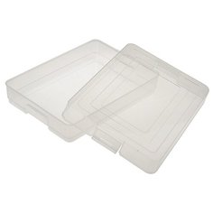 Контейнер для документов А4, с защелками, 260 х 350 х 65 мм, прозрачный Стамм