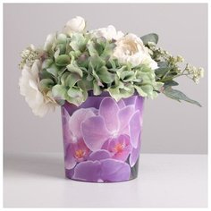 Кашпо «Орхидея», 1,6 л, 14 х 14 см Дарите счастье