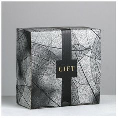 Коробка‒пенал GIFT, 15 × 15 × 7 см Дарите счастье