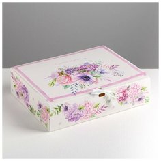 Коробка подарочная «Счастья в душе», 31 х24,5 х9 см Дарите счастье