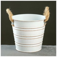 Кашпо- ведерко "Полоски" цвет микс, 13*13*12 см Take It Easy