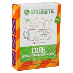 Соль высокой степени очистки для посудомоечных машин SYNERGETIC, 750гр