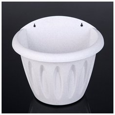 Кашпо настенное «Фелиция», 4 л, цвет мраморный Martika