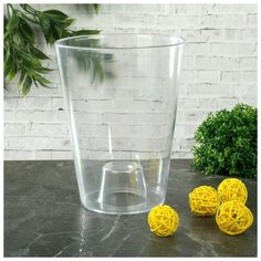 Кашпо для орхидей «ЛаВанда», 1,2 л, цвет прозрачный Plast Avenue