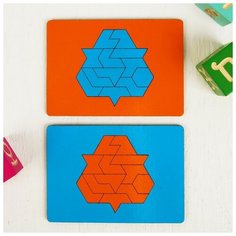 Головоломка «Гексамино», микс (1 шт Оксва