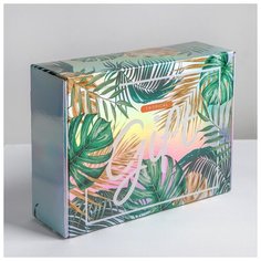 Складная коробка Gift, 30,5 × 22 × 9,5 см Дарите счастье
