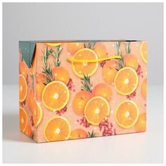 Пакет— коробка «Веселого и яркого Нового года», 23 х18 х11 см 3425087 Дарите счастье