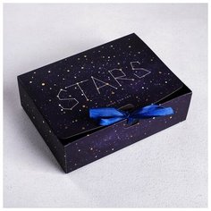 Коробка подарочная Stars, 16,5 х12,5 х5 см Дарите счастье