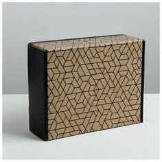 Складная коробка «Мир в твоих руках», 27 × 9 × 21 см Дарите счастье