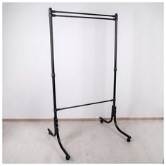 Вешалка гардеробная 91×76,5×163,5 см, цвет чёрный Nika