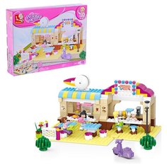Конструктор «Розовая мечта: летнее кафе», 257 деталей Sluban