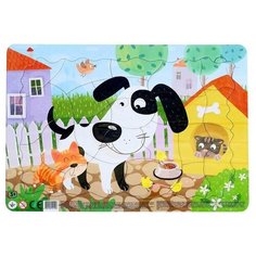 Пазл в рамке «Собачка», 21 элемент Dodo