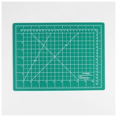 Мат для резки, двусторонний, 30 × 22 см, А4, цвет зелёный Aurora