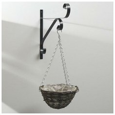 Кашпо подвесное, d = 25 см, плетёное Greengo