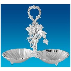 Конфетница Виноград (посеребрянная) Размер: 26*15*22 см Crystal Temptations