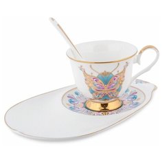 Чайная пара Песня Мотылька Объем: 200 мл Pavone