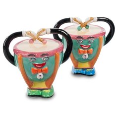 Набор соль-перец Барабаны Размер: 16*5,5*7,5 см Pavone