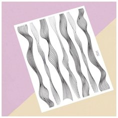 Наклейки для ногтей «Грация Queen Fair