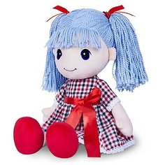 Мягкая игрушка «Кукла Стильняшка», с голубыми волосами, 40 см Maxitoys