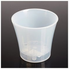 Кашпо со вставкой «Арте», 600 мл, цвет прозрачный Santino