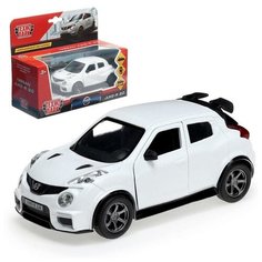 Машина металлическая NISSAN JUKE- R 2.0, 12 см, открывающиеся двери, инерционная, цвет белый Технопарк