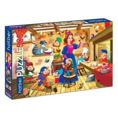 Пазл «Белоснежка и гномы», 500 элементов Hatber