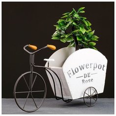 Кашпо- велосипед 30*11*18см Take It Easy