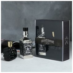 Набор «Самый крутой» гель для душа виски, парфюм кулак Чистое счастье