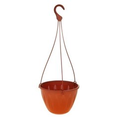 Кашпо для цветов подвесное с поддоном «Алиция», 3 л, цвет терракотовый Idea (М Пластика)