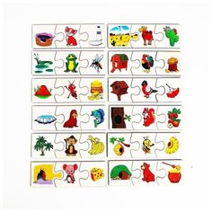 Кто где живет? Кто что ест?» Играем в ассоциации, развивающий пазл из дерева, 36 больших элементов АНДАНТЕ