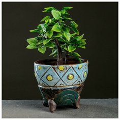 Кашпо фигурное "Узоры", на ножках 11,5*9*9см Take It Easy