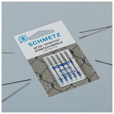 Иглы для бытовых швейных машин, для стрейч- ткани, №65-90, 5 шт Schmetz