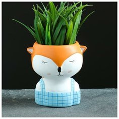 Кашпо фигурное "Лисичка", 6,5*10*11см Take It Easy