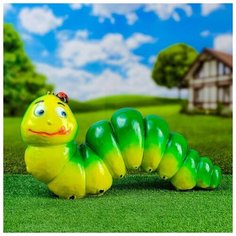 Садовая фигура "Гусеница" большая Хорошие сувениры