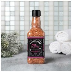 Соль для ванн "С Новым годом", 250г, розовый виски Чистое счастье