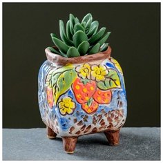 Кашпо фигурное "Ягоды" на ножках, 6*10см Take It Easy