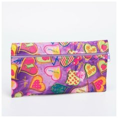 Косметичка, отдел на молнии, цвет сиреневый Centrum